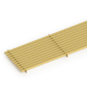 Решетка продольная iTermic LGA-20-1100 (цвет: золотой)